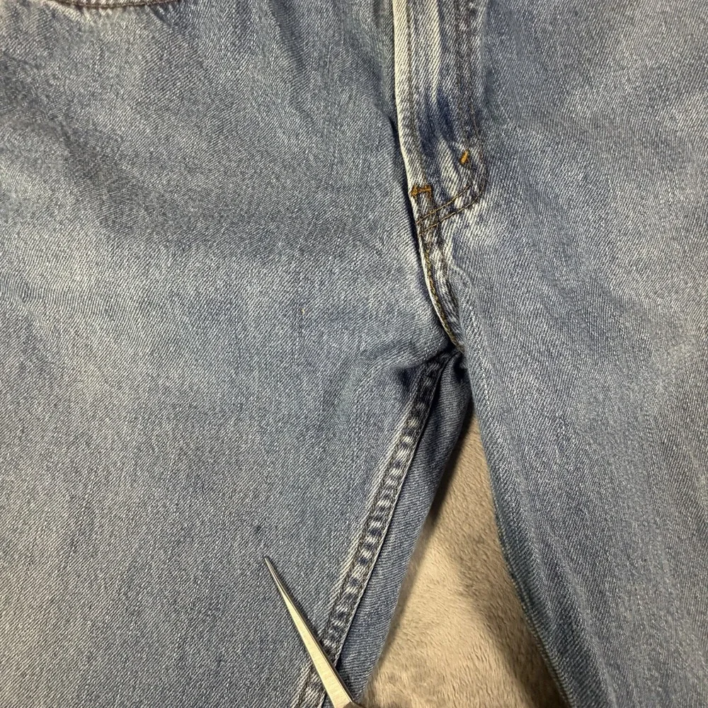 Vtg Levis 505 Jeans Men 34x32 Blue Denim Light Wash Straight Leg Regular Fit Y2K